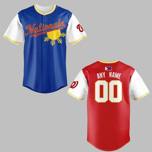 Nationals 2025 Filipino Heritage Night Jersey - Grishko.com