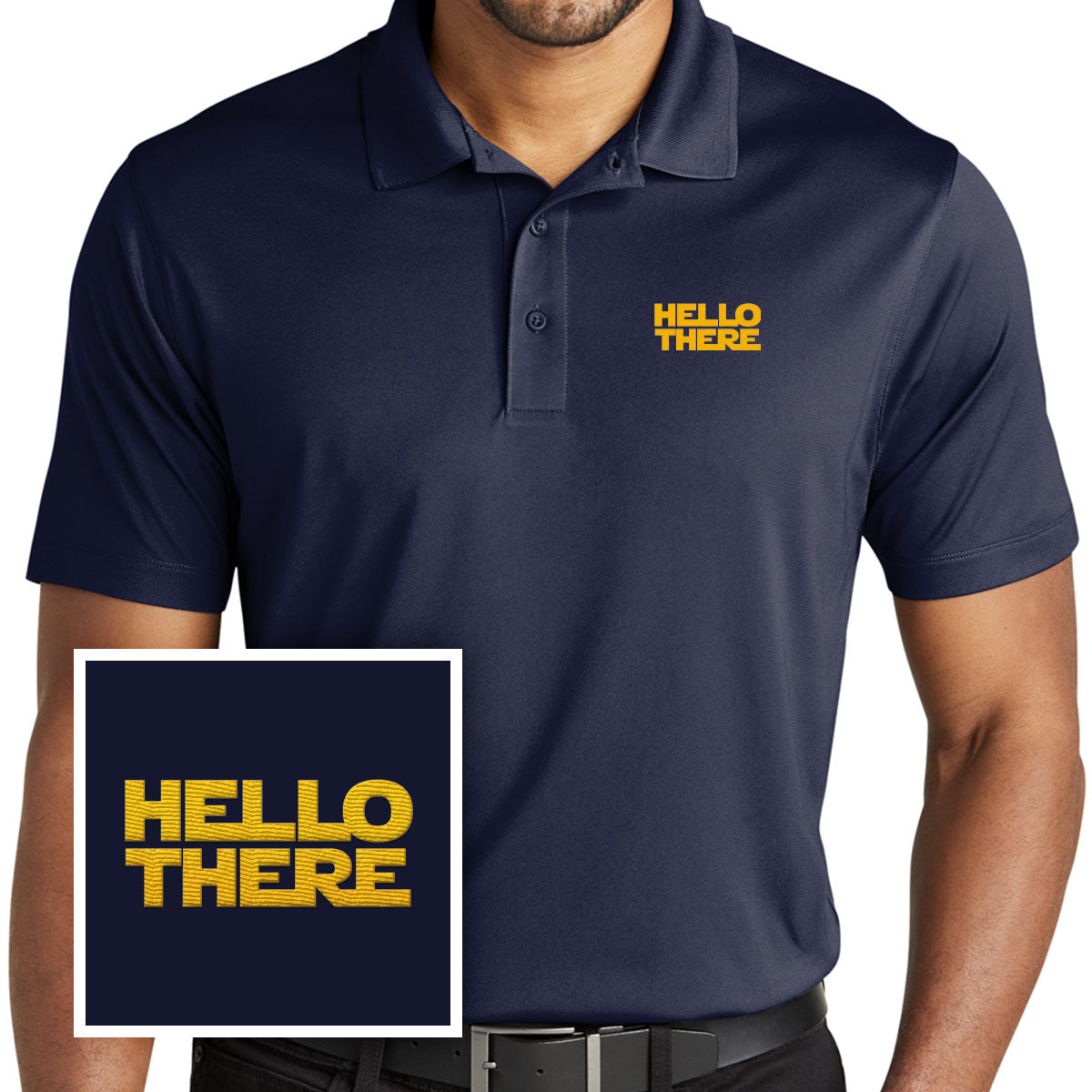 Hello There Polo Shirt