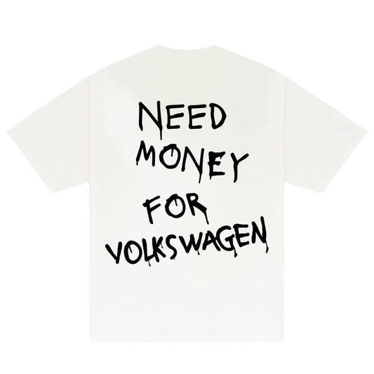 Need Money For Volkswagen T-Shirt, Baggy Fit Vintage 90s Meme Shirt, Trendy Graphic Tee for Car Lovers, Sport, Unisex Cotton Graphic Shirt