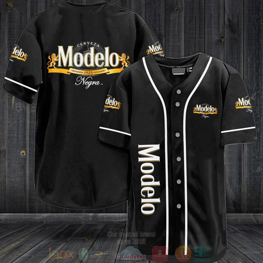 Negra Modelo black Baseball shirt