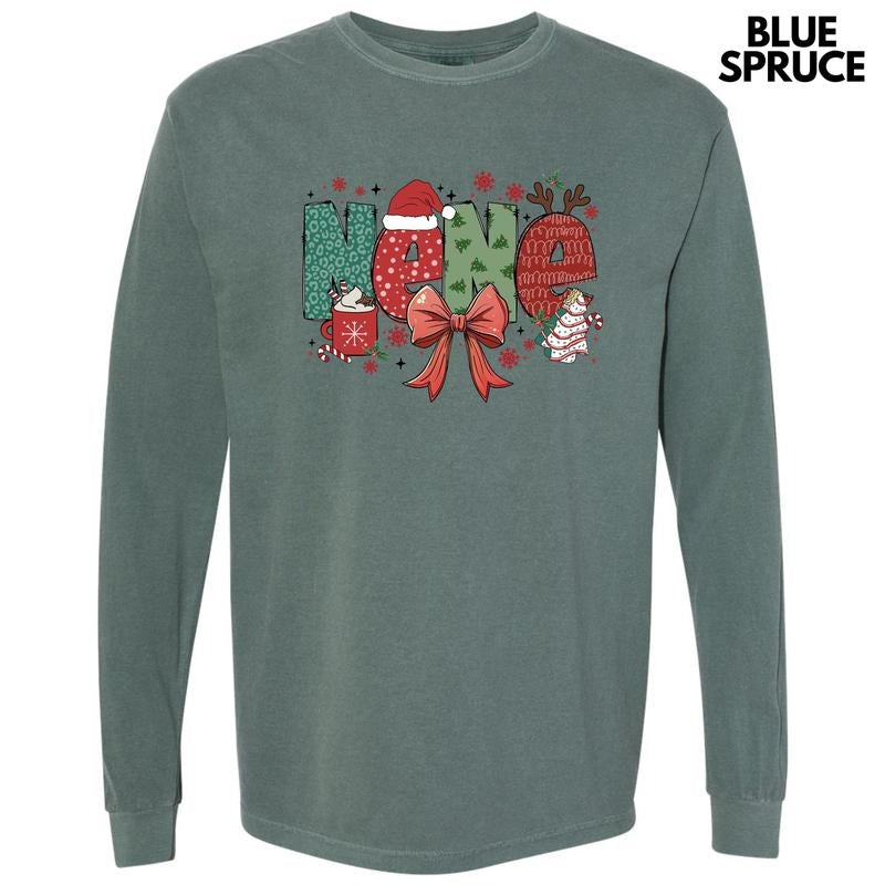 Nene Jolly Theme Long Sleeve Comfort Colors T-Shirt 'NLB' Hoodie, Sweatshirt | InkThreadWorks.com