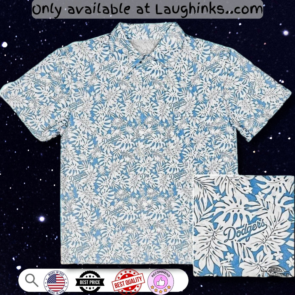 New 2023 Los Angeles Dodgers Luau Night Hawaiian Shirt Reprinted