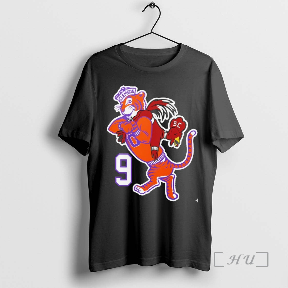 New Clemson Tigers And University Of South Carolina Mascots T-Shirts, Hoodie, Sweatshirt | InkThreadWorks.com
