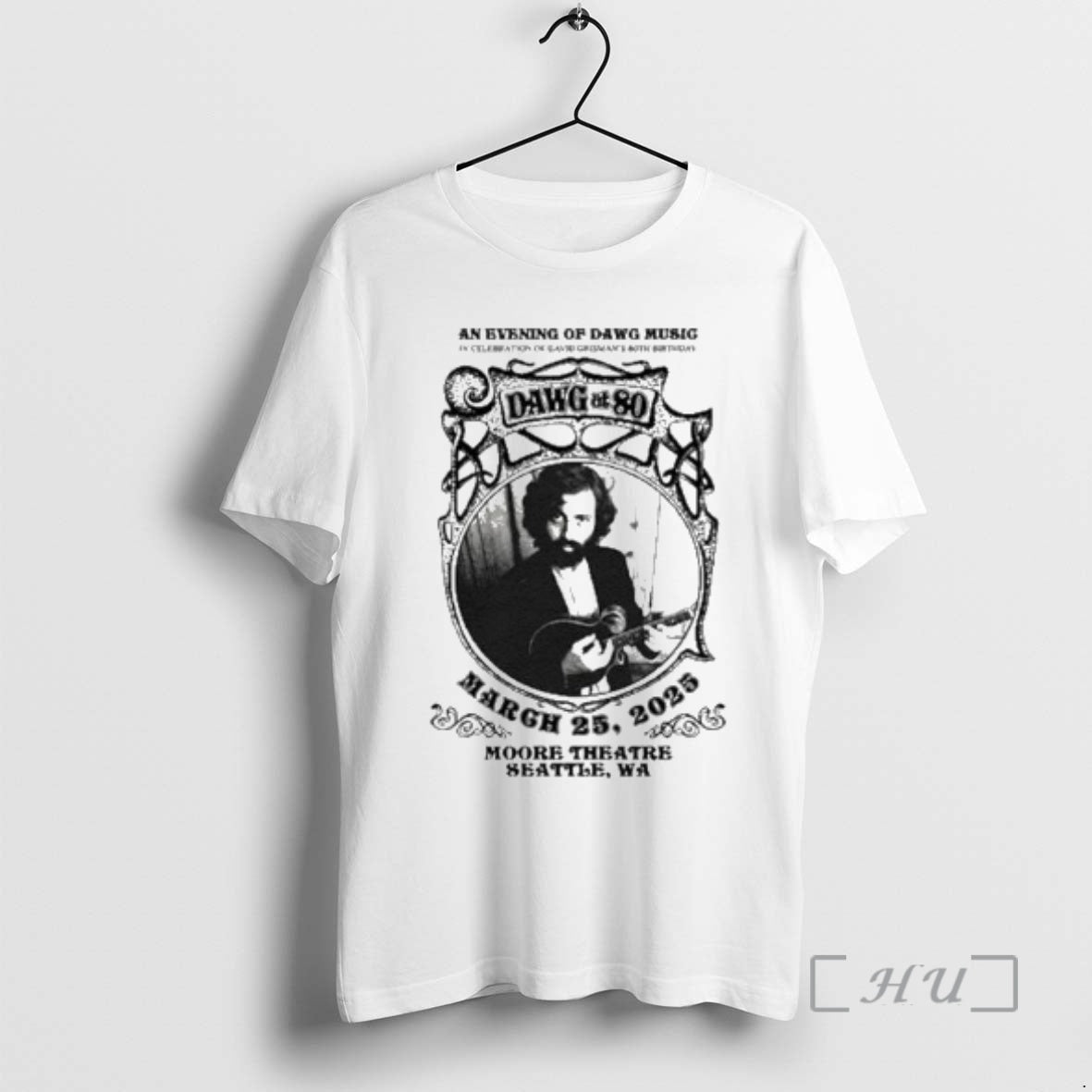 New Dawg At 80 Moore Theatre Seattle Wa March 25 2025 Circle White Premium T-Shirts, Hoodie, Sweatshirt | InkThreadWorks.com