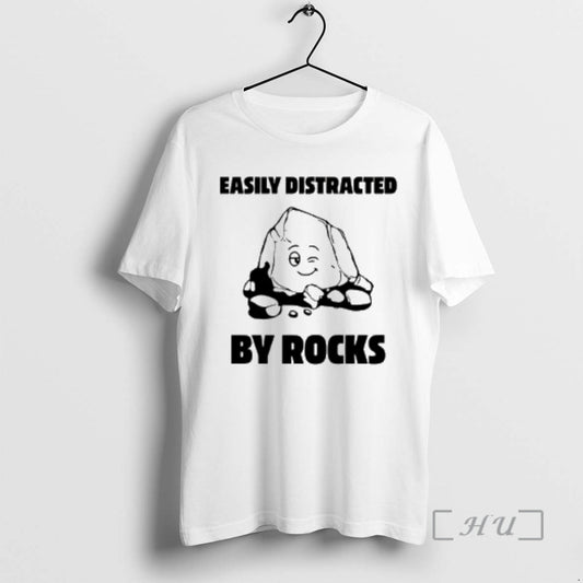 New Easily Distracted By Rocks T-Shirts, Hoodie, Sweatshirt | InkThreadWorks.com