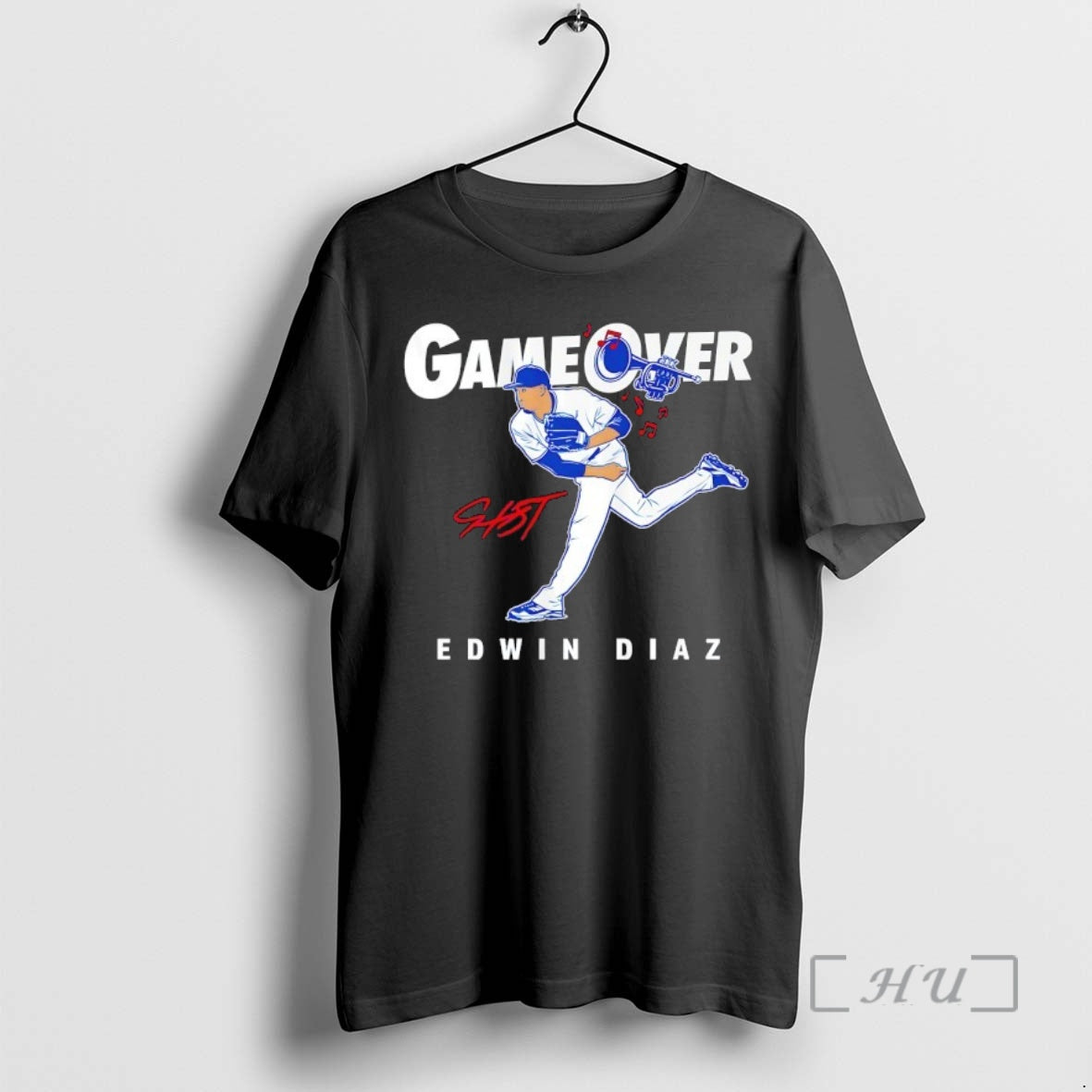 New Game Over Edwin Diaz Los Angeles Dodgers Signature T-Shirts, Hoodie, Sweatshirt | InkThreadWorks.com