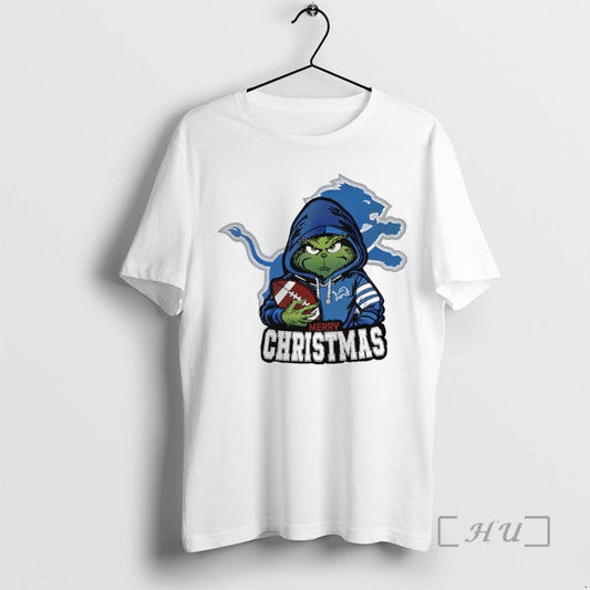 New Grinch Detroit Lions Merry Grinchmas Football Christmas Circle T-Shirts, Hoodie, Sweatshirt | InkThreadWorks.com