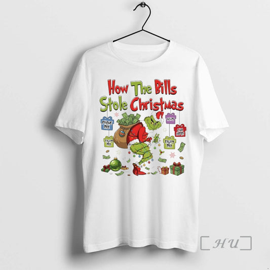 New Grinch How The Bills Stole Christmas Circle T-Shirts, Hoodie, Sweatshirt | InkThreadWorks.com