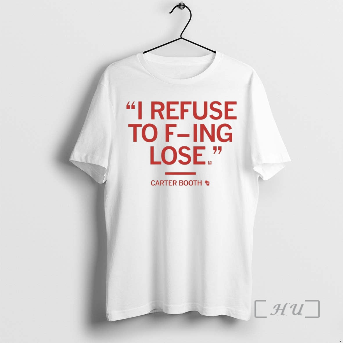 New I Refuse To F Ing Lose Carter Booth Circle T-Shirts, Hoodie, Sweatshirt | InkThreadWorks.com