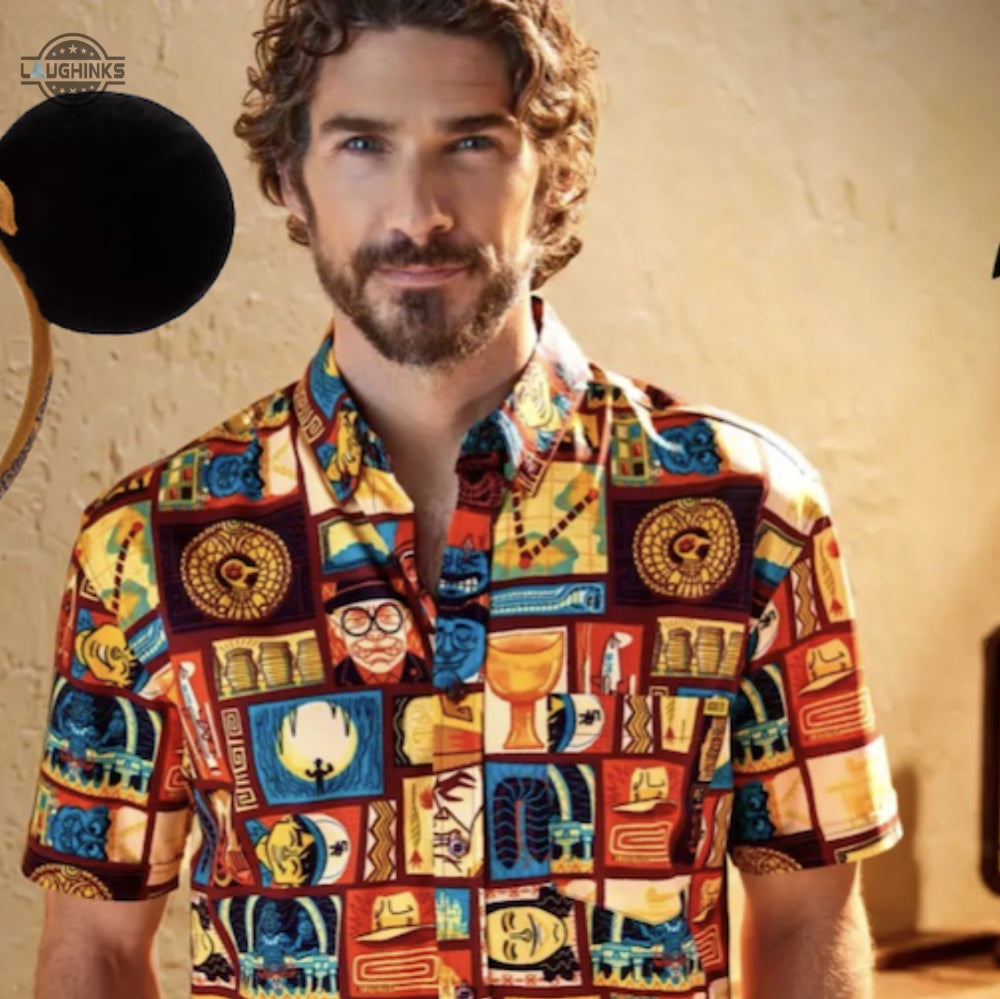 New Indiana Jones Hawaiian Shirt Indiana Jones Movies Shirt Indiana Jones 2023 Vintage Indiana Jones Shirts And Shorts