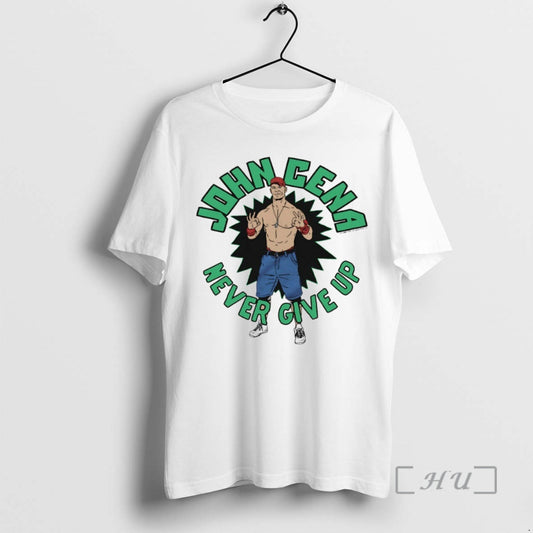 New John Cena Never Give Up Circle T-Shirts, Hoodie, Sweatshirt | InkThreadWorks.com