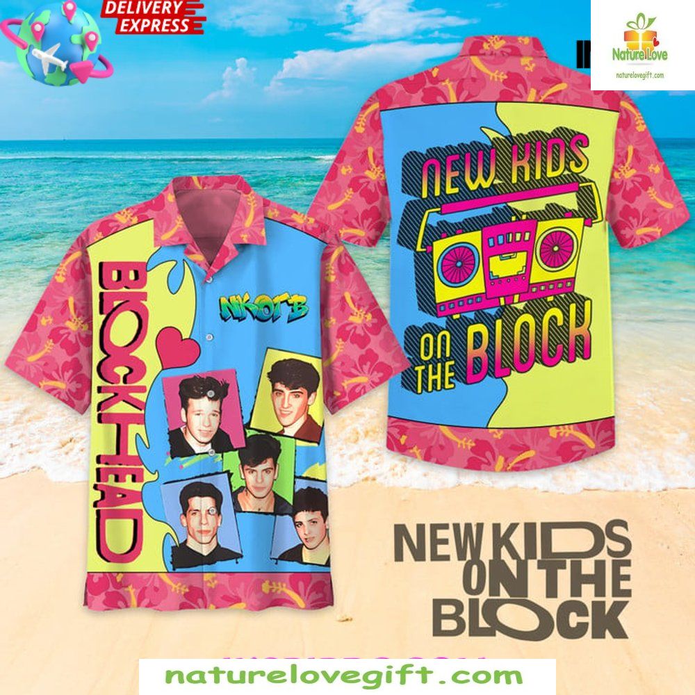New Kids On The Block Hawaiian Shirt Summer Beach Style