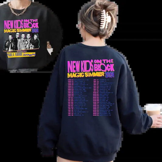New Kids on the Block The Magic Summer Tour 2024 Shirt, New Kids on the Block Fan Shirt, New Kids on the Block Shirt, NKOTB 2024 Tour Shirt, Sweatshirt, Hoodie, Gifts for women