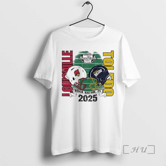 New Louisville Cardinals Vs Toledo 2025 Boca Raton Bowl Head To Head Premium T Shirts Hoodie, Sweatshirt | InkThreadWorks.com