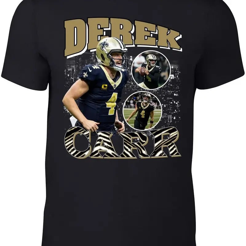 New Orleans Derek Carr Bootleg Style T-Shirt Hoodie, Sweatshirt | InkThreadWorks.com