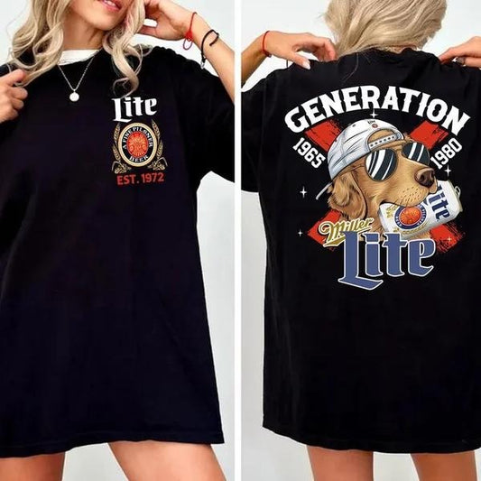 New Version Customize Gen X T-shirt, Golden Retriever And Beer Raised On Hose Water Hoodie, Inspired Funny Saying Sarcasm Quotes Sweatshirt, Badass Generation FAFOT Tee