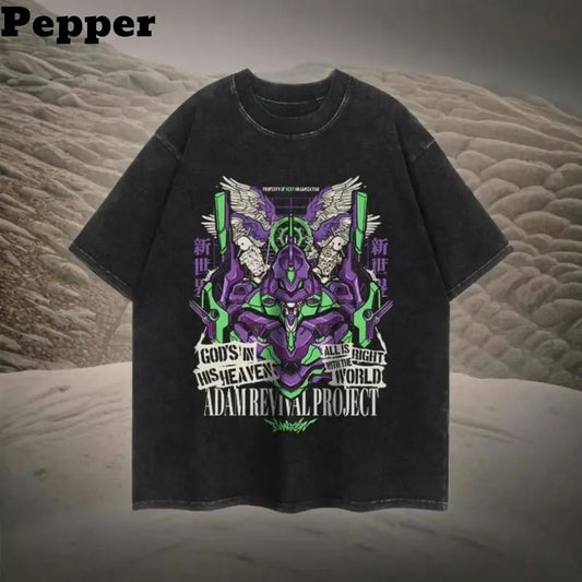 New Vintage "Neon Genesis Evangelion" Anime T-Shirt, Neon Genesis Evangelion Shirt, Neon Genesis Evangelion merch, Anime shirt, Vintage graphic tee, gift for fan, gift for him, gift for her menswear top