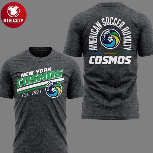 New York Cosmos Est.1971 American Soccer Royalty 2026 Two Sided Shirt