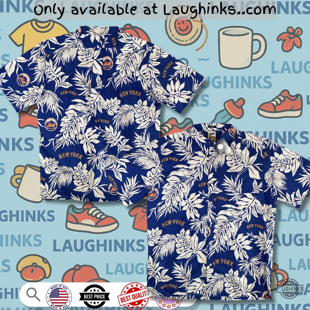 New York Mets Aloha Hawaiian Shirt