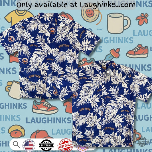 New York Mets Aloha Hawaiian Shirt