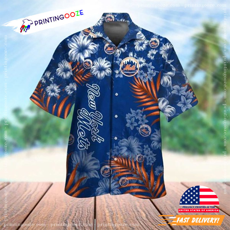 New York Mets Tropical Vacation Hawaiian Shirt