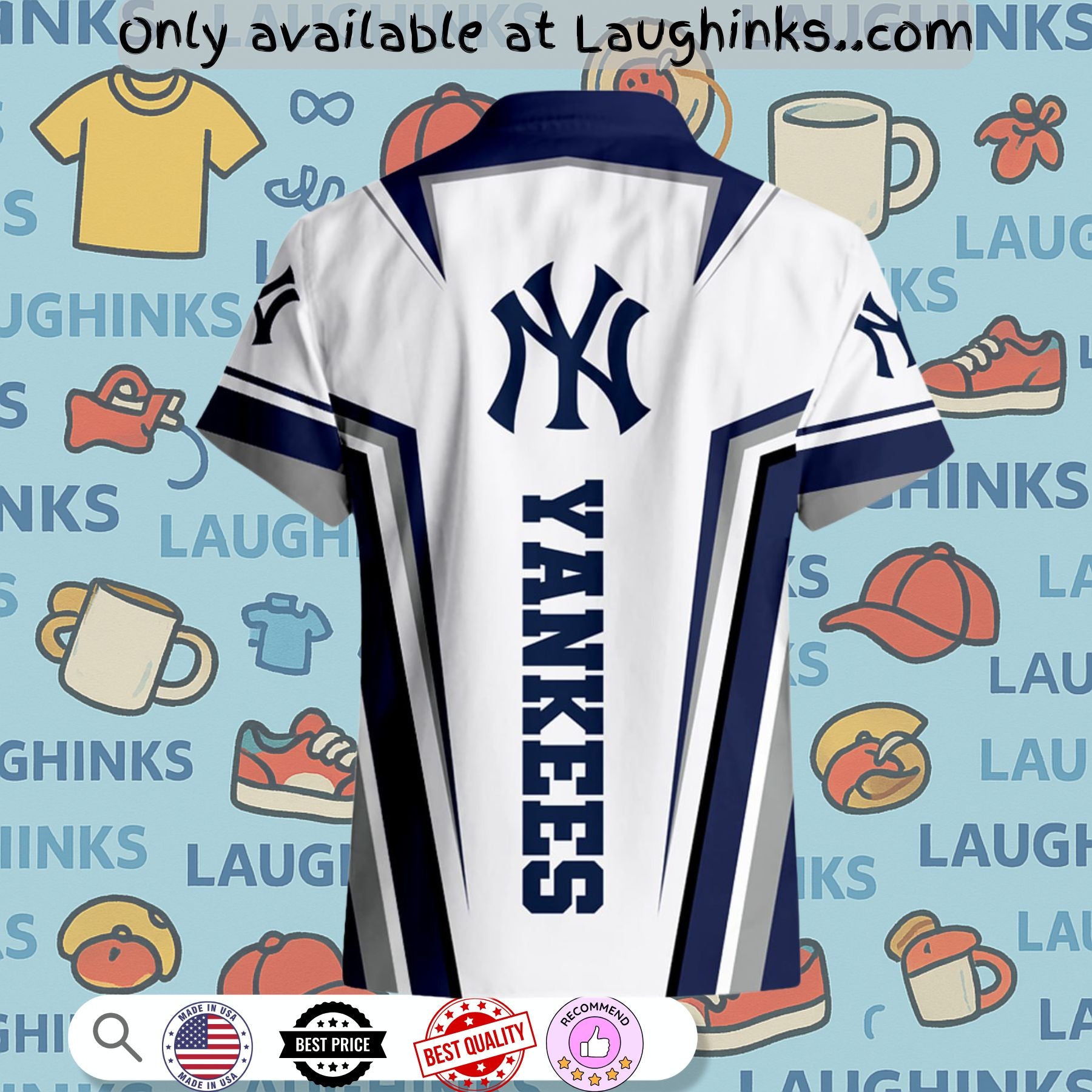 New York Yankees Hawaiian Shirt Great Players Gift For Baseball Fans Ny Yankees Button Up Shirt And Shorts Mlb Baseball Aloha Beach Shirt