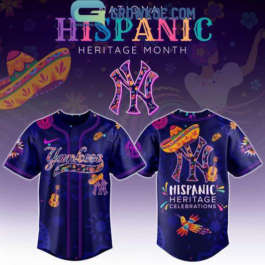 New York Yankees Hispanic Heritage Celebrations 2025 Baseball Jersey