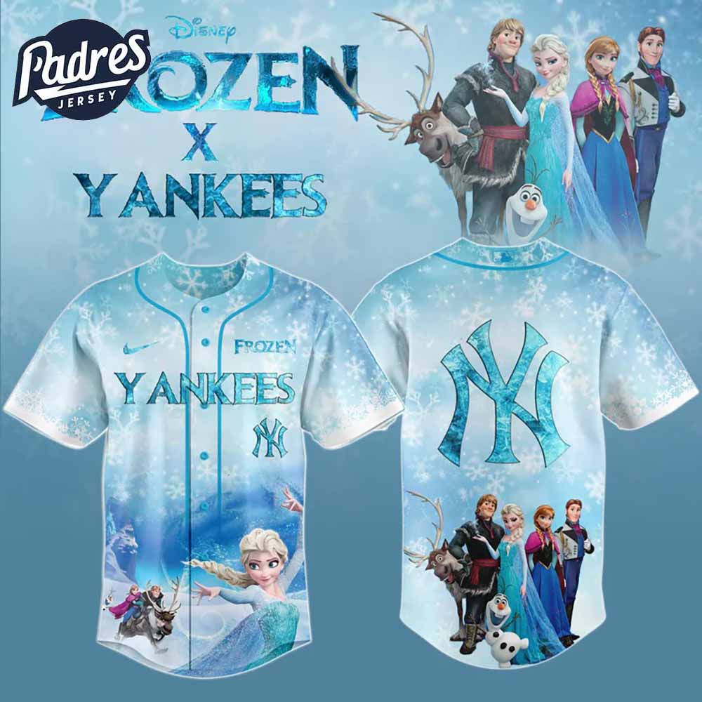 New York Yankees x Frozen Baseball Jersey 2025 - Padres Jersey Oasis: Elevate Your Baseball Style Game