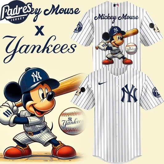 New York Yankees x Mickey Mouse 2025 Baseball Jersey Style - Padres Jersey Oasis: Elevate Your Baseball Style Game