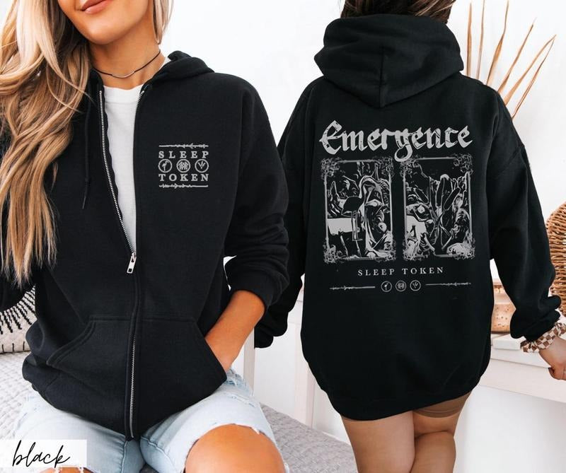 New season Sleep Token Unisex ZIP Hoodie, Gift for fans Womenswear T-Shirts, Sweatshirt | InkThreadWorks.com