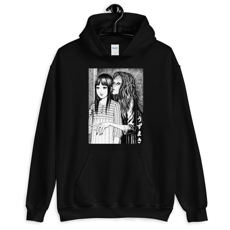 New uzumaki junji Ito Tomie horror manga anime top new Unisex Hoodie T-Shirts, Sweatshirt | InkThreadWorks.com