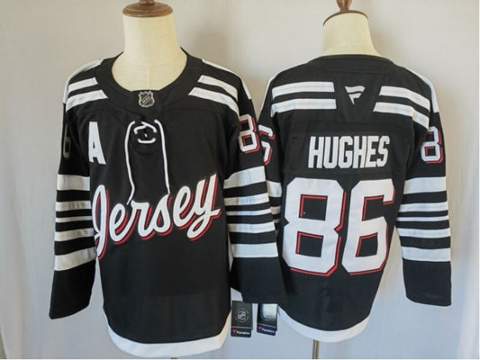 New Jersey Devils #86 Jack Hughes Style 1