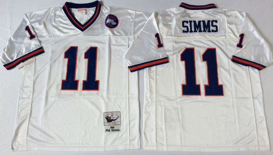 New York Giants #11 Phil Simms Throwback Style 1