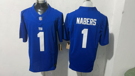 New York Giants #1 Malik Nabers Style 1
