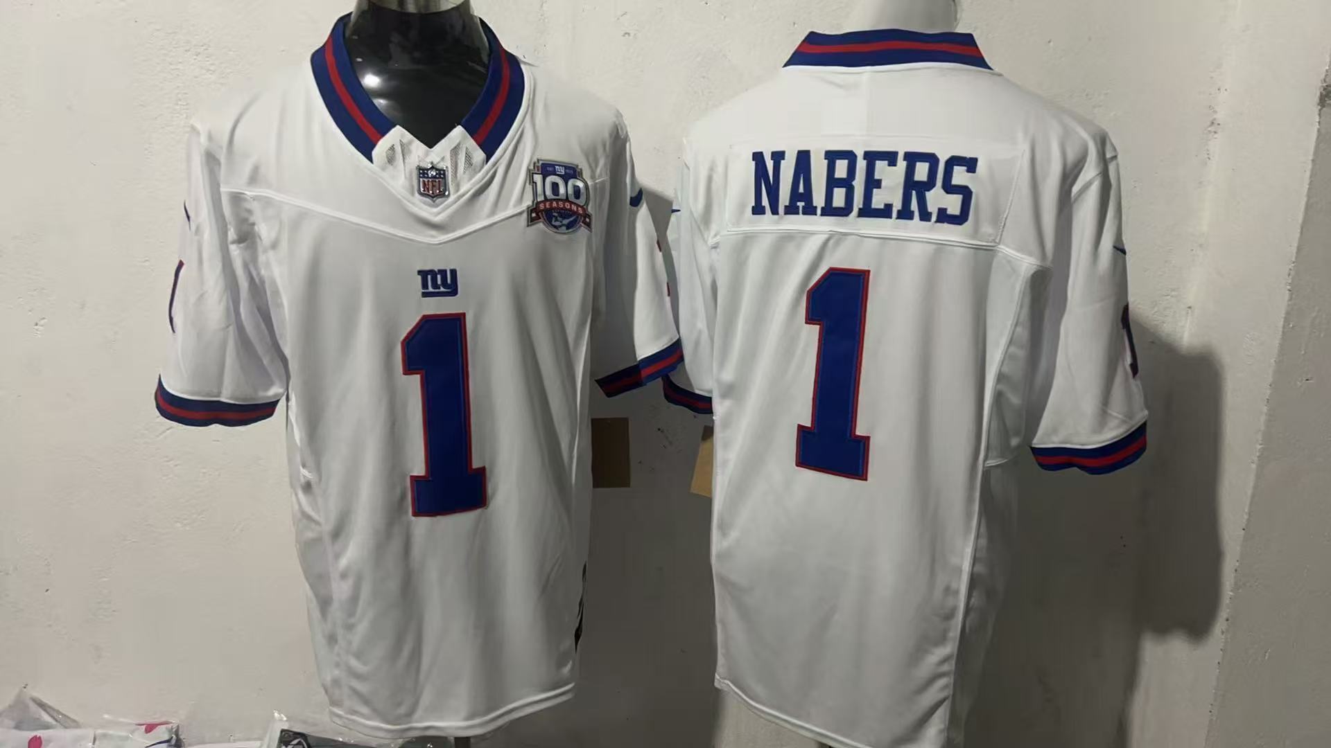 New York Giants #1 Malik Nabers Style 6
