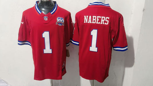 New York Giants #1 Malik Nabers Style 7