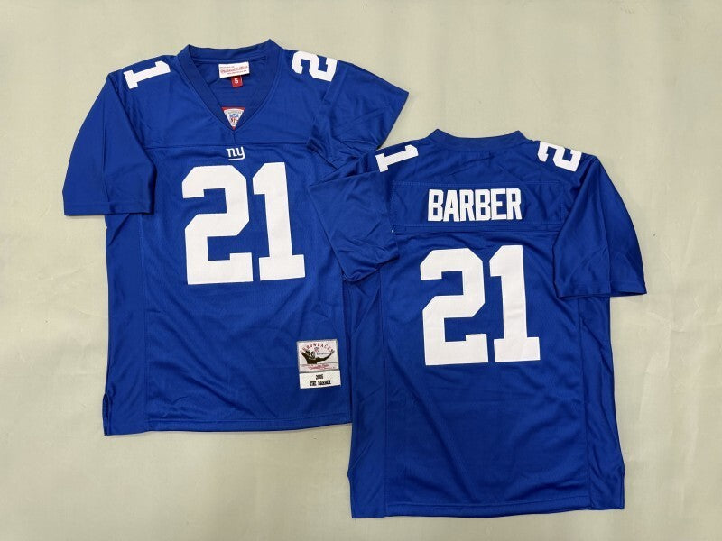 New York Giants #21 Tiki Barber New York Giants Style 1