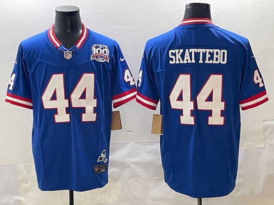 New York Giants #44 Cam Skattebo Giants Retro V3 Style 6