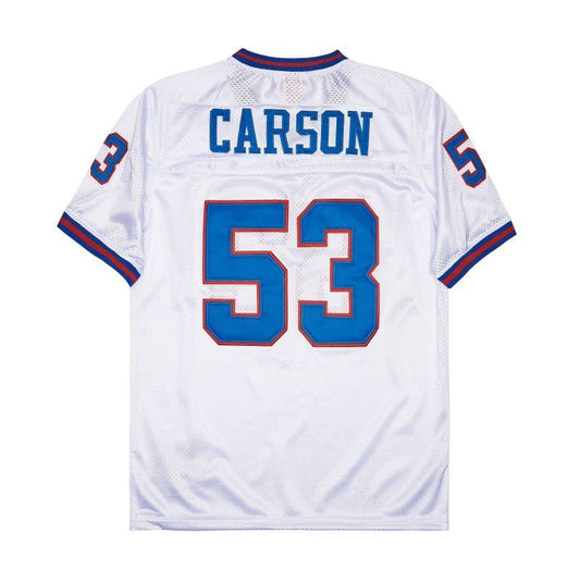 New York Giants #53 Harry Carson Giants simms 53 White Style 1