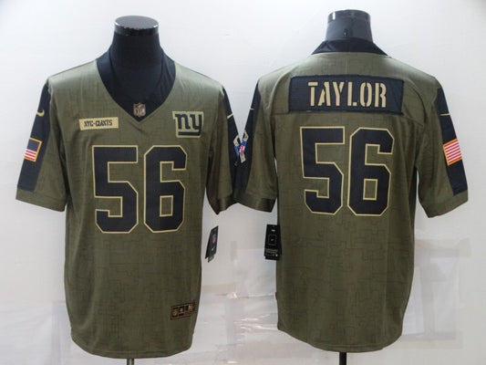 New York Giants #56 Lawrence Taylor 2021 Salute to Service