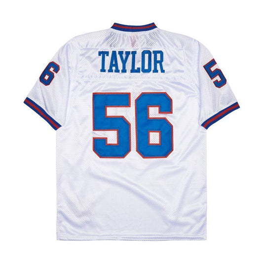 New York Giants #56 Lawrence Taylor Giants simms 56 White Style 1