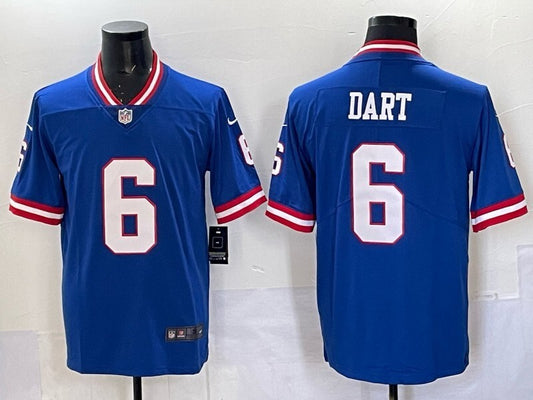 New York Giants #6 Jaxson Dart Giants Retro