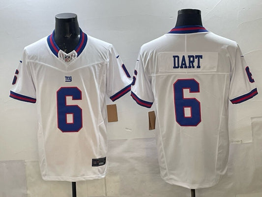 New York Giants #6 Jaxson Dart Giants Retro 5 Edition