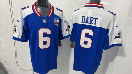 New York Giants #6 Jaxson Dart Style 6
