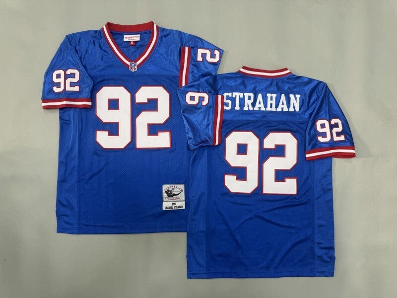 New York Giants #92 Michael Strahan New York Giants Style 2