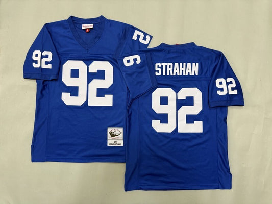 New York Giants #92 Michael Strahan New York Giants Style 3