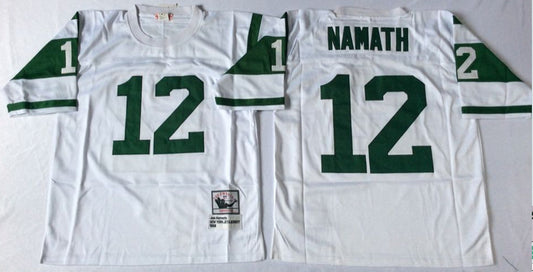 New York Jets #12 Joe Namath Throwback Style 2