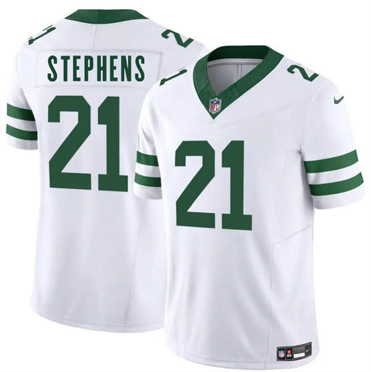 New York Jets #21 Brandon Stephens White 2025 F.U.S.E. Vapor Untouchable