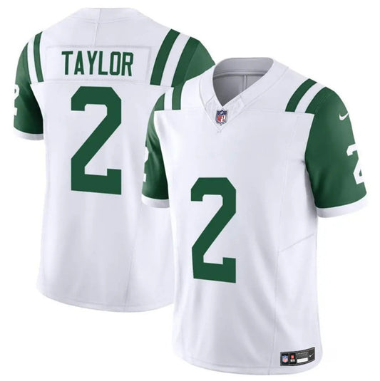 New York Jets #2 Tyrod Taylor White 2024 F.U.S.E. Classic Alternate Vapor