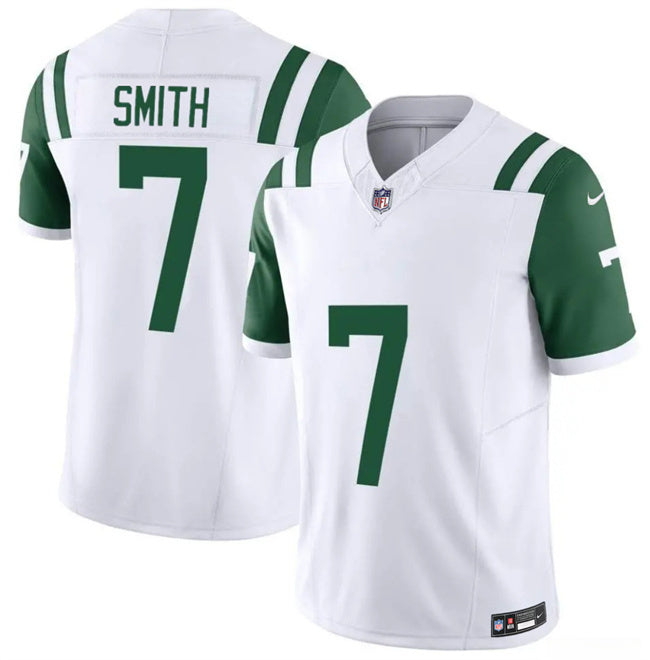 New York Jets #7 Geno Smith White 2025 F.U.S.E. Classic Alternate Vapor